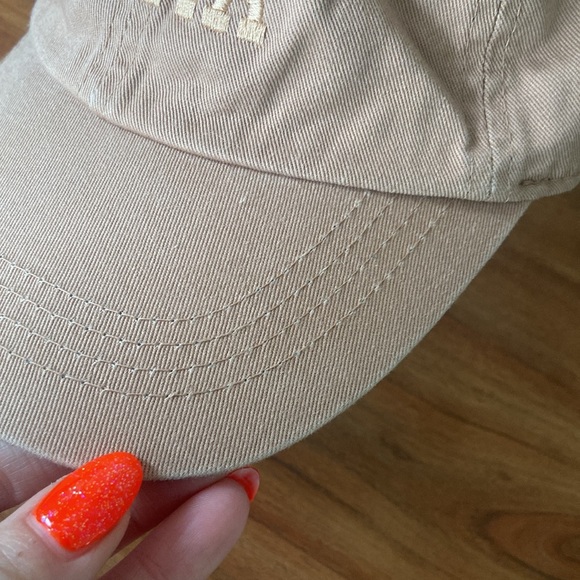 Boutique women’s MAMA embroidered baseball hat blush mauve brown dad cap OSFM - Picture 10 of 16